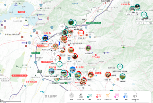 地図上へのアイコン表示